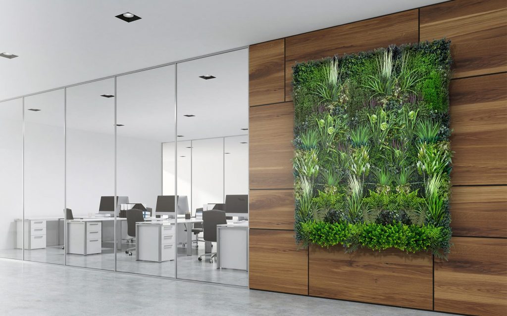 Commercial artificial green wall panel