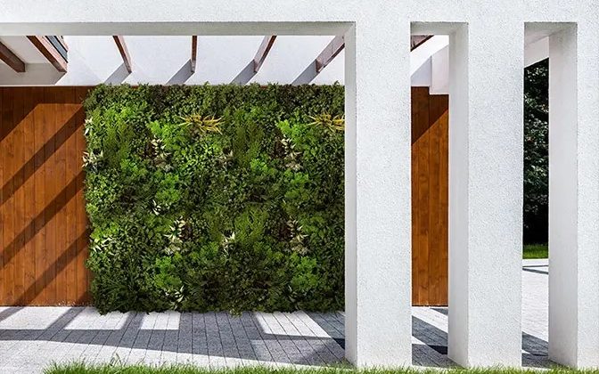 residential green wall panel in San Luis Obispo, CA