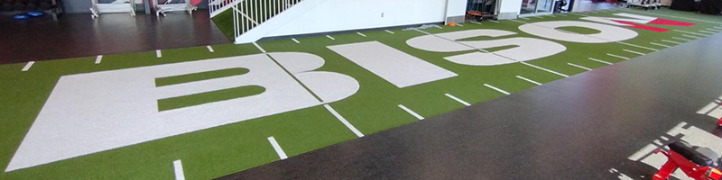 Indoor artificial athletic grass from SYNLawn