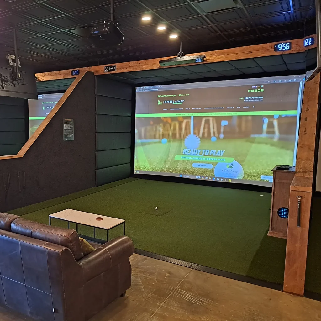 Golf simulator from SYNLawn